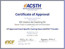coaching certification